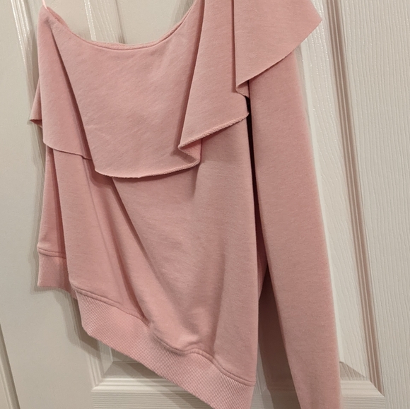 RE:NAMED One Shoulder Sweatshirt LIKE NEW - Picture 2 of 6